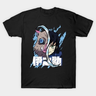 DEMON SLAYER 2: INOSUKE HALF HUMAN HALF PIG (GRUNGE STYLE) T-Shirt